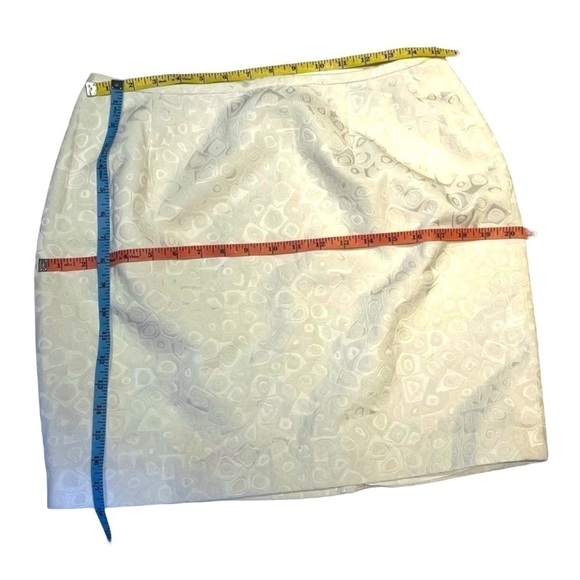 Vintage Albert Nipon brocade pencil mini skirt size 14 - Picture 7 of 8
